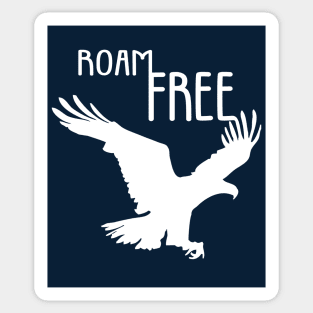 Roam Free Eagle Sticker